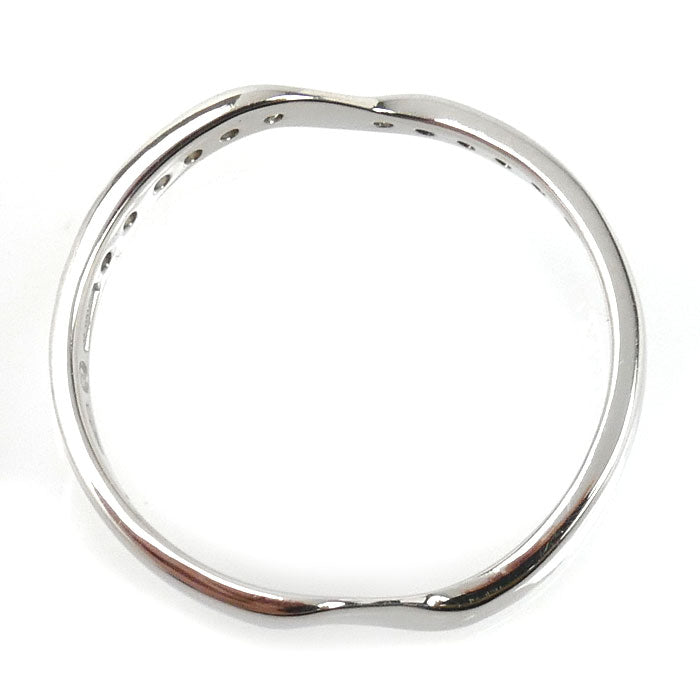Damiani ダミアーニ K18WG ホワイトゴールド リング・指輪 ダイヤモンド 12号 1.7g レディース【中古】【美品】