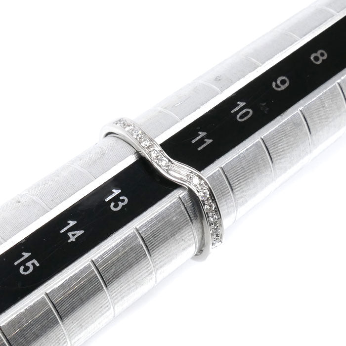 Damiani ダミアーニ K18WG ホワイトゴールド リング・指輪 ダイヤモンド 12号 1.7g レディース【中古】【美品】