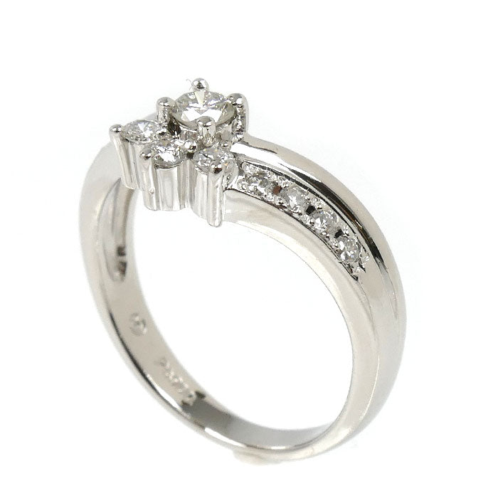 TASAKI タサキ Pt900プラチナ リング・指輪 ダイヤモンド0.34ct 11号 5.0g レディース【中古】