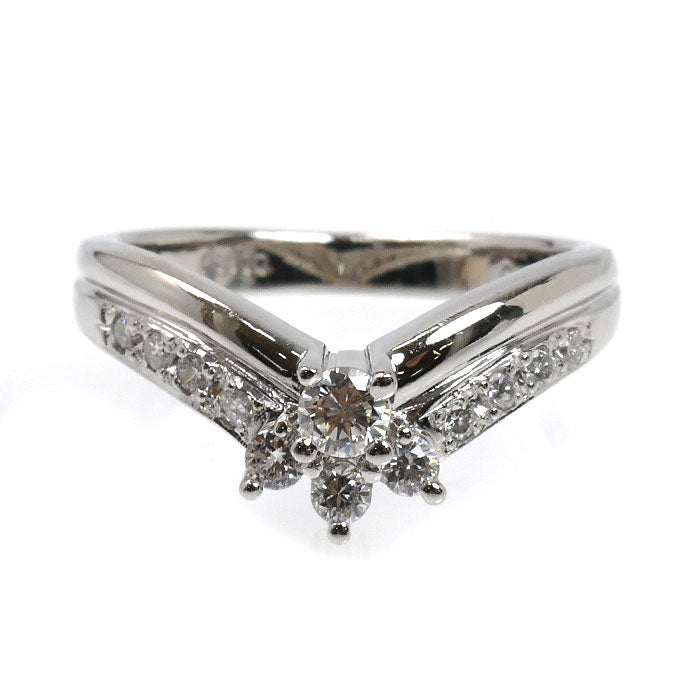 TASAKI タサキ Pt900プラチナ リング・指輪 ダイヤモンド0.34ct 11号 5.0g レディース【中古】