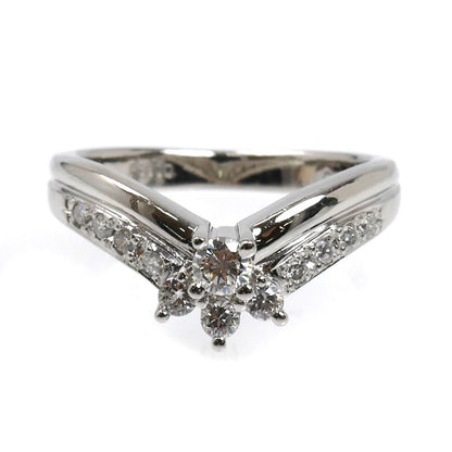 TASAKI タサキ Pt900プラチナ リング・指輪 ダイヤモンド0.34ct 11号 5.0g レディース【中古】