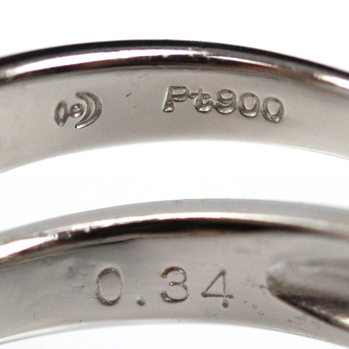 TASAKI タサキ Pt900プラチナ リング・指輪 ダイヤモンド0.34ct 11号 5.0g レディース【中古】