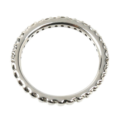 STAR JEWELRY スタージュエリー Pt950プラチナ ハーフエタニティ リング・指輪 ダイヤモンド0.24ct 4号 2.2g ピンキー レディース【中古】