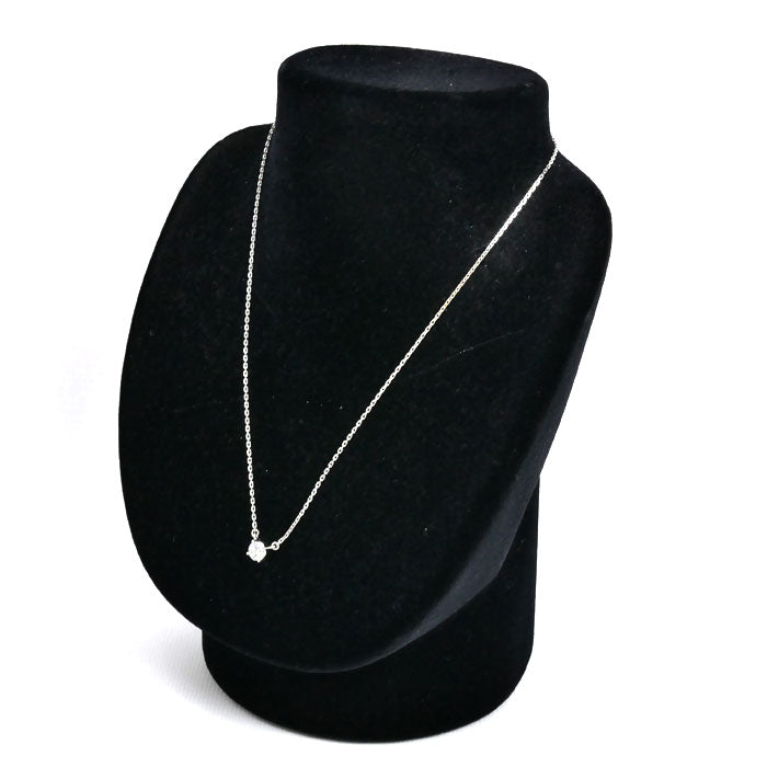 TASAKI タサキ Pt900プラチナ ネックレス ダイヤモンド0.59ct 4.2g 40.5cm 一粒ダイヤ レディース【中古】