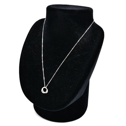 Vendome Aoyama ヴァンドーム青山 K18WG ホワイトゴールド ネックレス ダイヤモンド 3.0g 40cm レディース【中古】【美品】