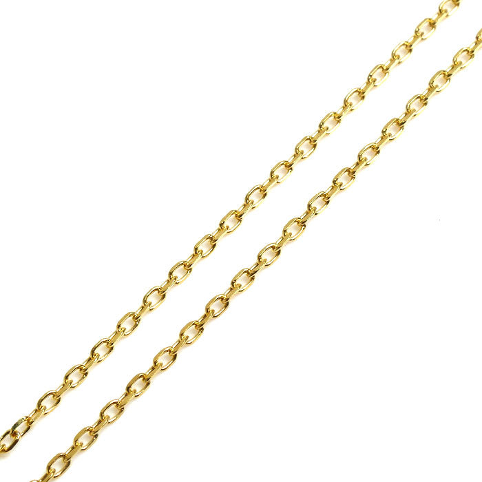 MIKIMOTO ミキモト K18YG イエローゴールド K18PG ピンクゴールド 星 スター ネックレス ダイヤモンド0.10ct 4.4g 42cm レディース【中古】