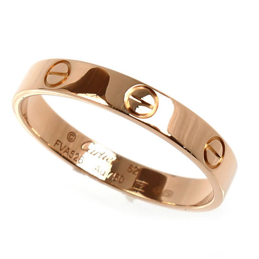 CARTIER カルティエ K18PG ピンクゴールド ミニラブ リング・指輪 B4085262 21.5号 62 3.5g メンズ【中古】【美品】