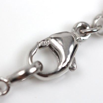 Ponte Vecchio ポンテヴェキオ５モチーフ K18WG ホワイトゴールド アンクレット ダイヤモンド0.11ct ダイヤモンド0.07ct ダイヤモンド0.125ct 12.4g 25cm レディース【中古】