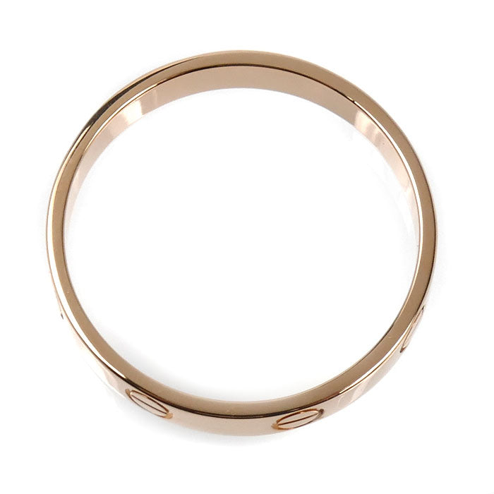 CARTIER カルティエ K18PG ピンクゴールド ミニラブ リング・指輪 18.5号 59 3.2g レディース【中古】【美品】