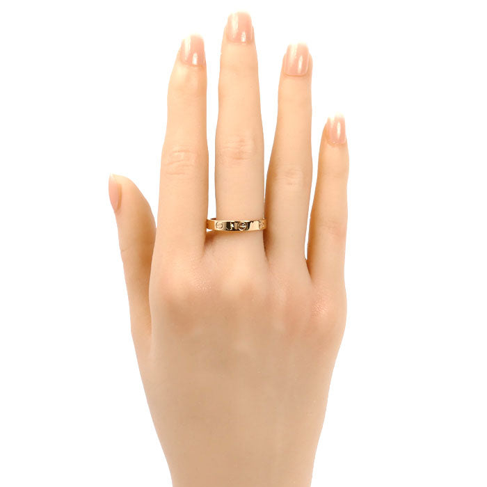 CARTIER カルティエ K18PG ピンクゴールド ミニラブ リング・指輪 18.5号 59 3.2g レディース【中古】【美品】