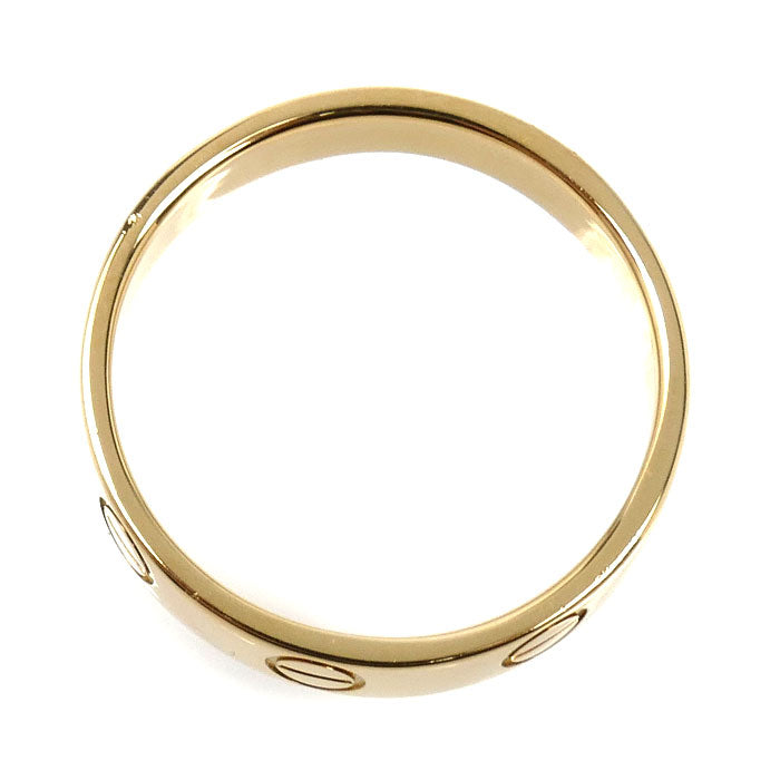 CARTIER カルティエ K18YG イエローゴールド ミニラブ リング・指輪 8号 48 2.7g レディース【中古】