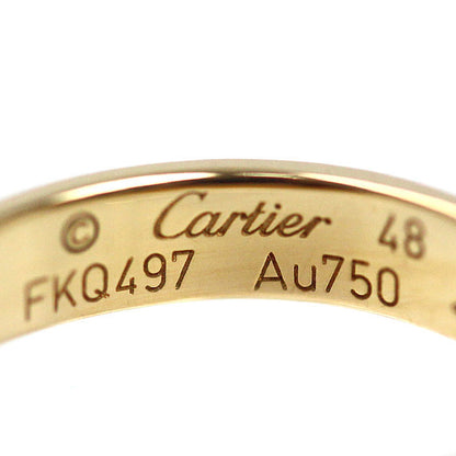 CARTIER カルティエ K18YG イエローゴールド ミニラブ リング・指輪 8号 48 2.7g レディース【中古】