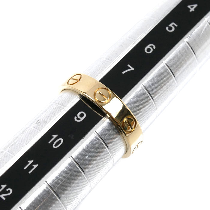 CARTIER カルティエ K18YG イエローゴールド ミニラブ リング・指輪 8号 48 2.7g レディース【中古】