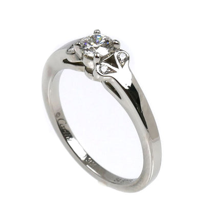 CARTIER カルティエ Pt950プラチナ バレリーナ ソリテール リング・指輪 N4197600 ダイヤモンド0.33ct 13.5号 54 5.4g 日本限定 レディース【中古】【美品】