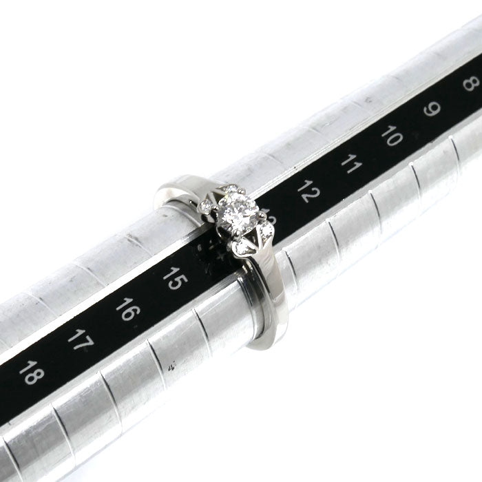 CARTIER カルティエ Pt950プラチナ バレリーナ ソリテール リング・指輪 N4197600 ダイヤモンド0.33ct 13.5号 54 5.4g 日本限定 レディース【中古】【美品】