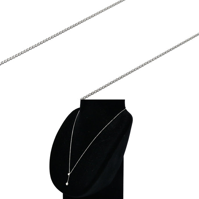 Vendome Aoyama ヴァンドーム青山 Pt950プラチナ Pt850プラチナ ネックレス ダイヤモンド0.20ct 3.3g ～41cm スライドトップ レディース【中古】