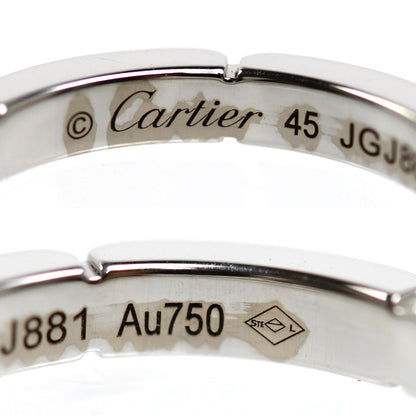 CARTIER カルティエ K18WG ホワイトゴールド マイヨン パンテール 4Pダイヤ リング・指輪 B4080445 ダイヤモンド 5号 45 3.6g レディース【中古】【美品】