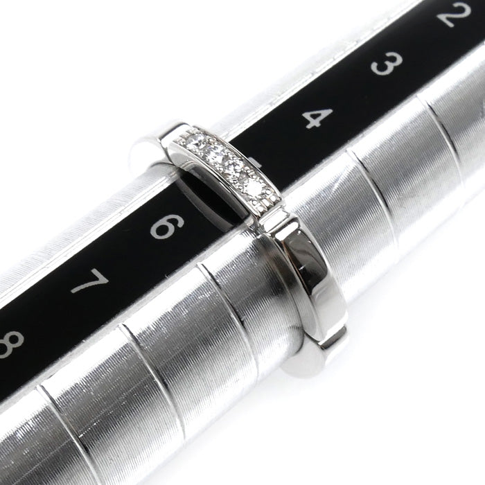CARTIER カルティエ K18WG ホワイトゴールド マイヨン パンテール 4Pダイヤ リング・指輪 B4080445 ダイヤモンド 5号 45 3.6g レディース【中古】【美品】