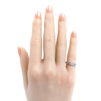 CARTIER カルティエ K18WG ホワイトゴールド マイヨン パンテール 4Pダイヤ リング・指輪 B4080445 ダイヤモンド 5号 45 3.6g レディース【中古】【美品】
