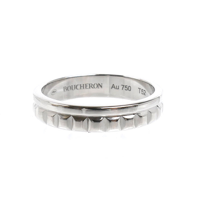Boucheron ブシュロン K18WG ホワイトゴールド キャトル ラディアント ハーフ リング・指輪 JAL00250 12号 52 4.4g レディース【中古】【美品】