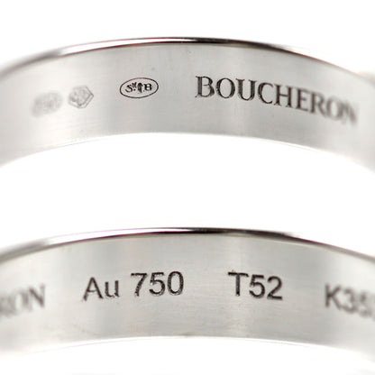 Boucheron ブシュロン K18WG ホワイトゴールド キャトル ラディアント ハーフ リング・指輪 JAL00250 12号 52 4.4g レディース【中古】【美品】