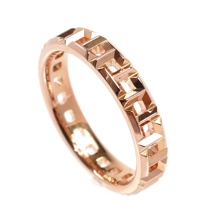 TIFFANY&Co. ティファニー K18PG ピンクゴールド Tトゥルー ナロー リング・指輪 63065137 7号 2.8g レディース【中古】【美品】