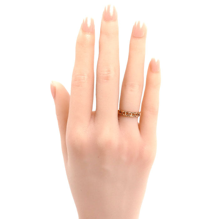 TIFFANY&Co. ティファニー K18PG ピンクゴールド Tトゥルー ナロー リング・指輪 63065137 7号 2.8g レディース【中古】【美品】