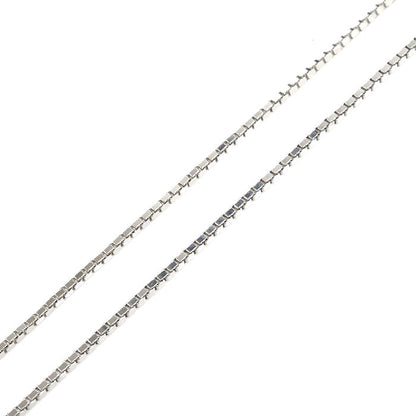 Damiani ダミアーニ K18WG ホワイトゴールド ベルエポック ネックレス サファイア ダイヤモンド 4.4g 42cm レディース【中古】【美品】