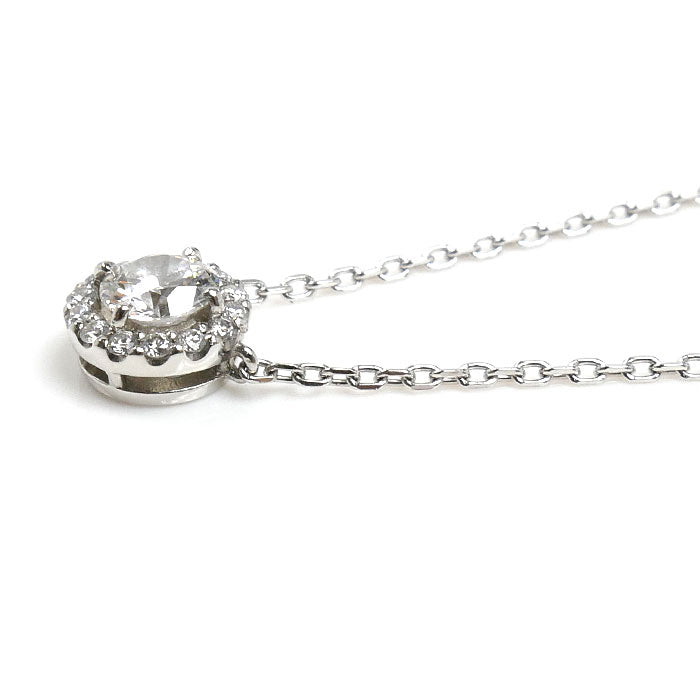 Vendome Aoyama ヴァンドーム青山 Pt950プラチナ Pt850プラチナ グレース ネックレス APXN 0281 45DI ダイヤモンド0.251ct 2.8g ～45cm フリーチェーン レディース【中古】