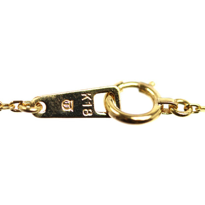 TASAKI タサキ K18YG イエローゴールド ネックレス ダイヤモンド0.52ct/0.12ct 2.8g 40cm レディース【中古】