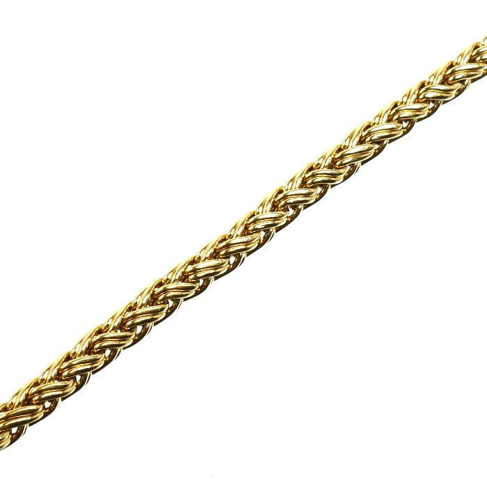 TIFFANY&Co. ティファニー K18YG イエローゴールド ヴィンテージ ブレスレット 13.3g 18.5cm レディース【中古】