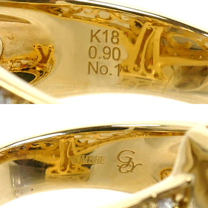 ゆきざき K18YG イエローゴールド NOMBRE ノンブル No.1 リング・指輪 Y.NOMBRE.1.6.1.L ダイヤモンド0.90ct 20号 11.5g メンズ【中古】