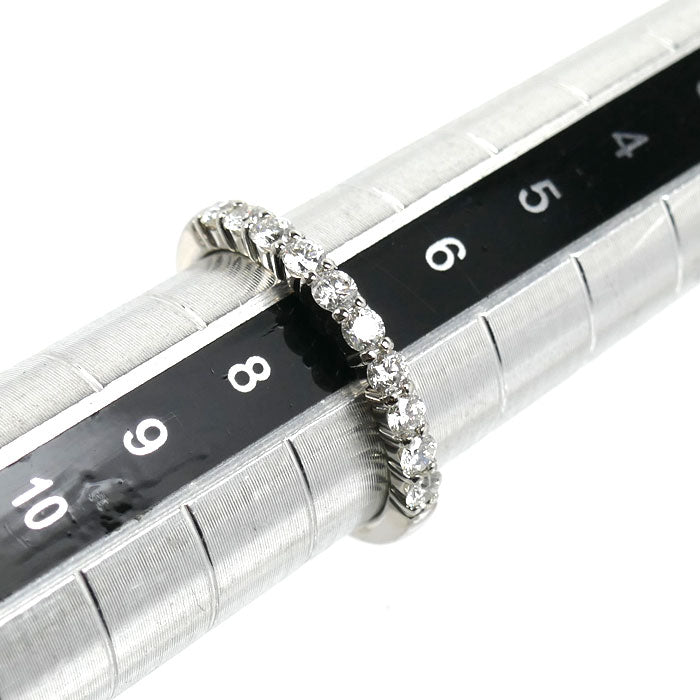 Vendome Aoyama ヴァンドーム青山 Pt950プラチナ ハーフエタニティ リング・指輪 APVR038607DI ダイヤモンド0.40ct 7号 2.9g レディース【中古】【美品】