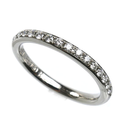K.UNO ケイウノ Pt950プラチナ ハーフエタニティ リング・指輪 ダイヤモンド0.21ct 12号 3.9g レディース【中古】