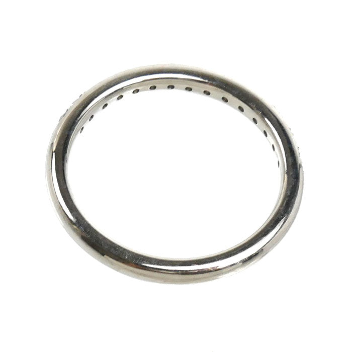 K.UNO ケイウノ Pt950プラチナ ハーフエタニティ リング・指輪 ダイヤモンド0.21ct 12号 3.9g レディース【中古】