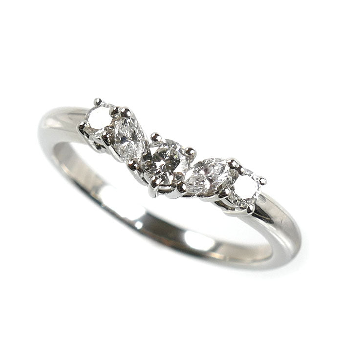 TASAKI タサキ Pt900プラチナ リング・指輪 ダイヤモンド0.34ct 12号 3.8g レディース【中古】【美品】