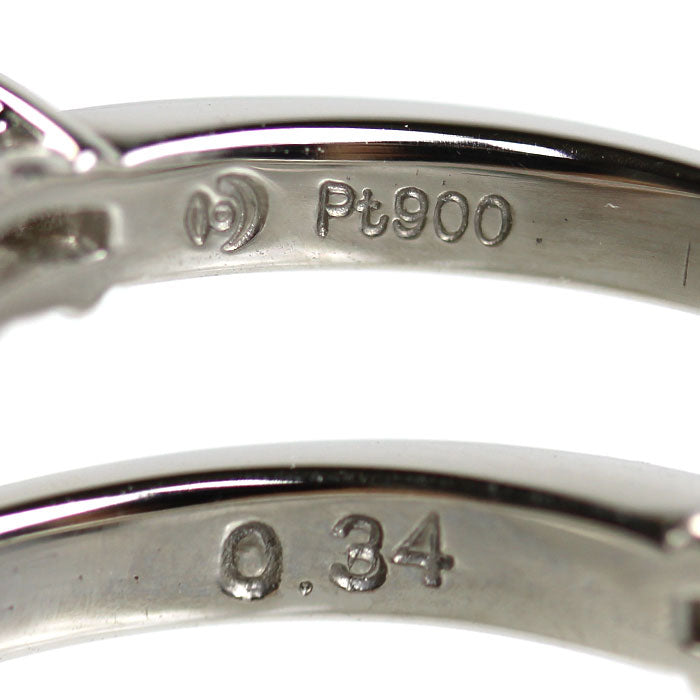 TASAKI タサキ Pt900プラチナ リング・指輪 ダイヤモンド0.34ct 12号 3.8g レディース【中古】【美品】