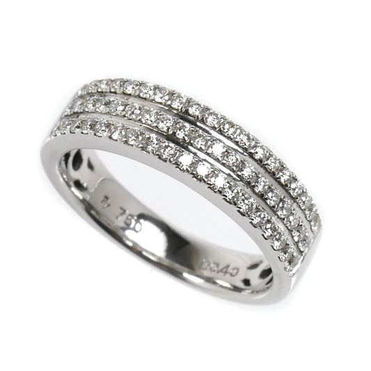 Ponte Vecchio ポンテヴェキオ K18WG ホワイトゴールド リング・指輪 ダイヤモンド0.40ct 10号 4.8g レディース【中古】