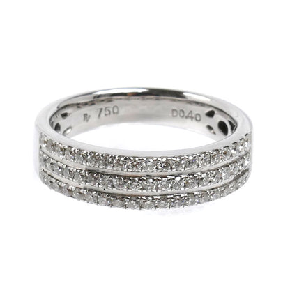 Ponte Vecchio ポンテヴェキオ K18WG ホワイトゴールド リング・指輪 ダイヤモンド0.40ct 10号 4.8g レディース【中古】