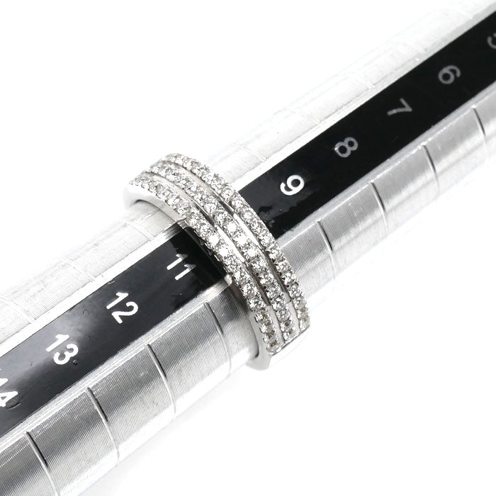Ponte Vecchio ポンテヴェキオ K18WG ホワイトゴールド リング・指輪 ダイヤモンド0.40ct 10号 4.8g レディース【中古】