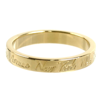TIFFANY&Co. ティファニー K18YG イエローゴールド ノーツ ナロー リング・指輪 7.5号 2.9g レディース【中古】【美品】