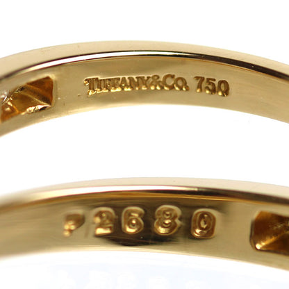 TIFFANY&Co. ティファニー K18YG イエローゴールド チャネルセッティング リング・指輪 ダイヤモンド 11.5号 2.7g レディース【中古】