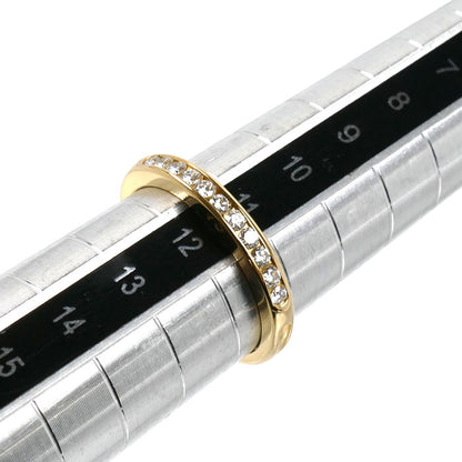 TIFFANY&Co. ティファニー K18YG イエローゴールド チャネルセッティング リング・指輪 ダイヤモンド 11.5号 2.7g レディース【中古】