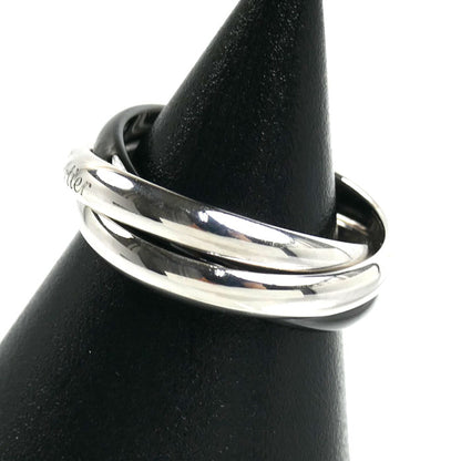 CARTIER カルティエ K18WG ホワイトゴールド セラミック トリニティ リング・指輪 B4234154 14号 54 8.5g レディース【中古】【美品】