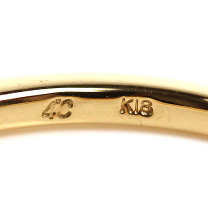 4℃ ヨンドシー K18YG イエローゴールド リング・指輪 112111143009 ダイヤモンド 10号 1.4g レディース【中古】
