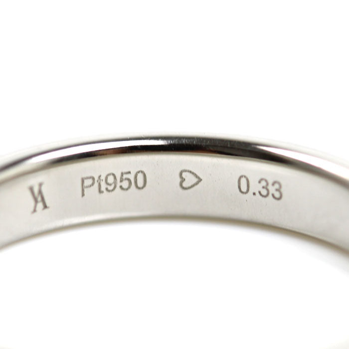 Vendome Aoyama ヴァンドーム青山 Pt950プラチナ リング・指輪 ダイヤモンド0.33ct 8号 3.8g レディース【中古】【美品】