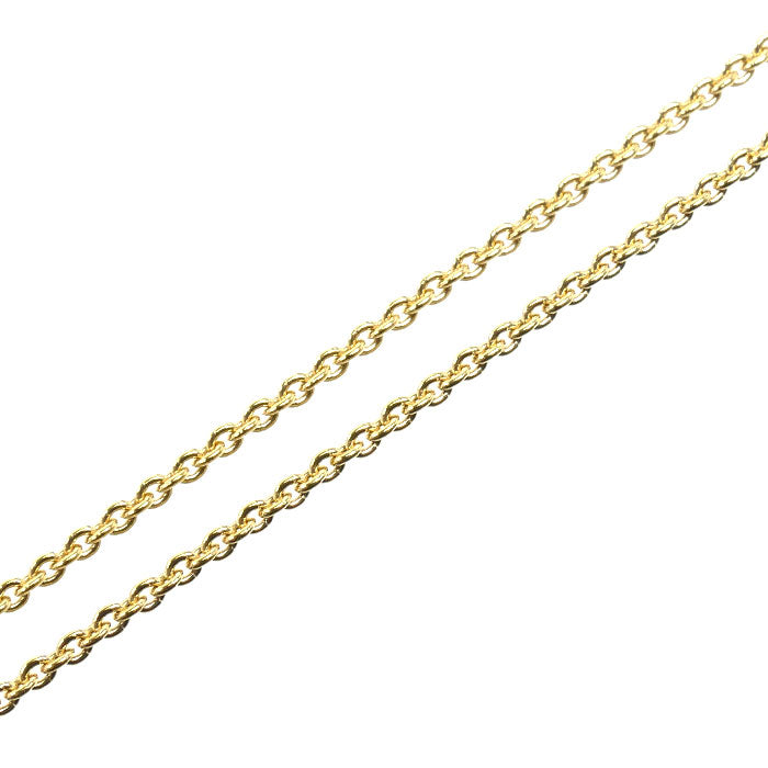 Ponte Vecchio ポンテヴェキオ K18YG イエローゴールド ハート ネックレス ダイヤモンド0.43ct 7.8g 41cm レディース【中古】