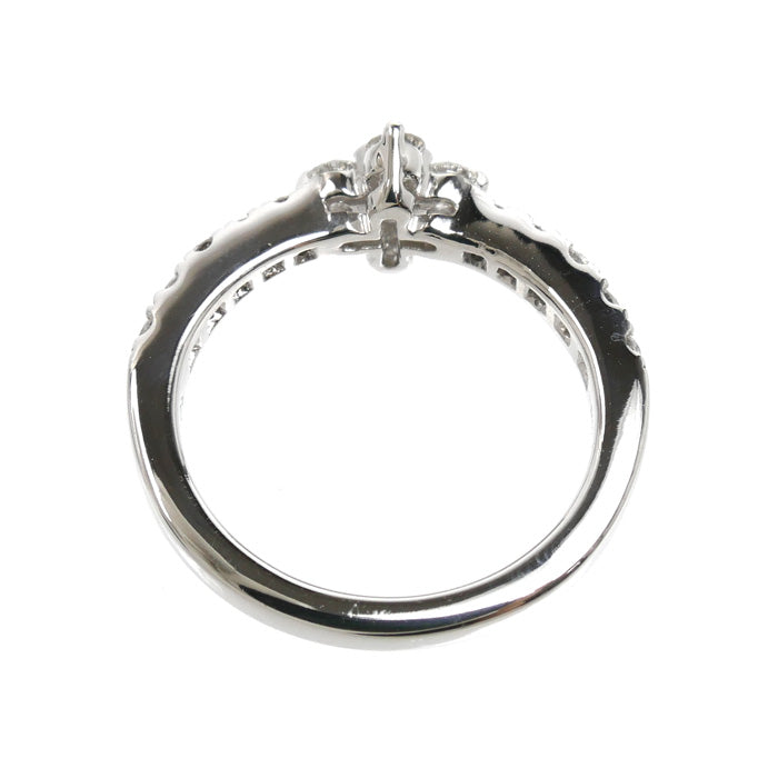 MIKIMOTO ミキモト K18WG ホワイトゴールド リング・指輪 ダイヤモンド0.40ct 9号 3.6g レディース【中古】【美品】