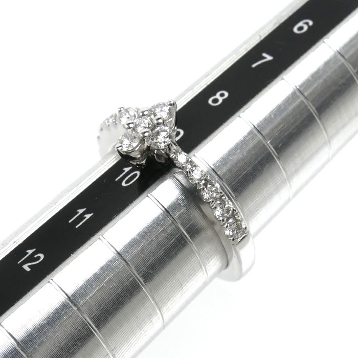 MIKIMOTO ミキモト K18WG ホワイトゴールド リング・指輪 ダイヤモンド0.40ct 9号 3.6g レディース【中古】【美品】
