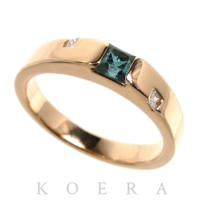 GEMCEREY ジェムケリー K18PG ピンクゴールド リング・指輪 アレキサンドライト0.317ct ダイヤモンド0.06ct 9号 4.3g レディース【中古】